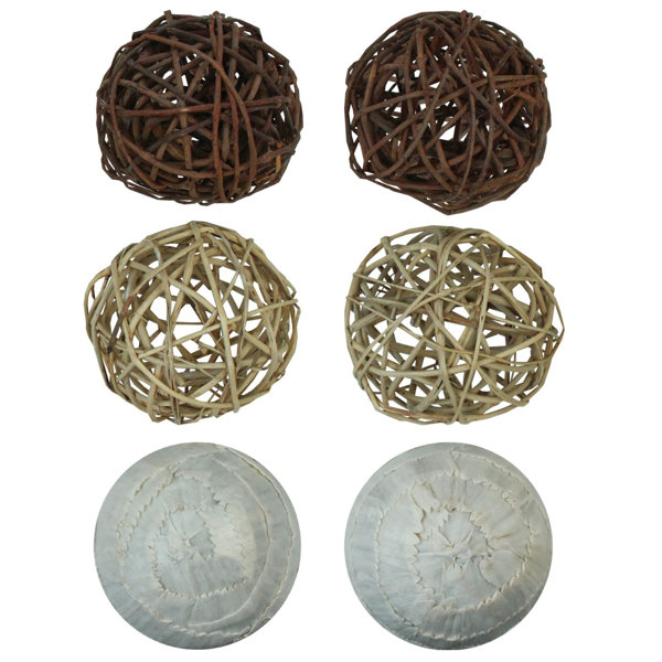 Red Barrel Studio Decorative Balls For Bowls 4 Inch Decorative Balls For Centerpiece Bowl